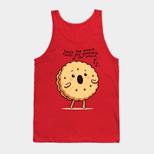 Taste The Biscuit Meme Design Tank Top